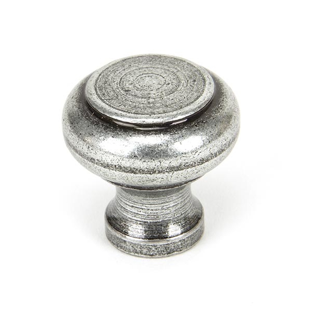 45149  30mm  Pewter Patina  From The Anvil Regency Cabinet Knob - Small