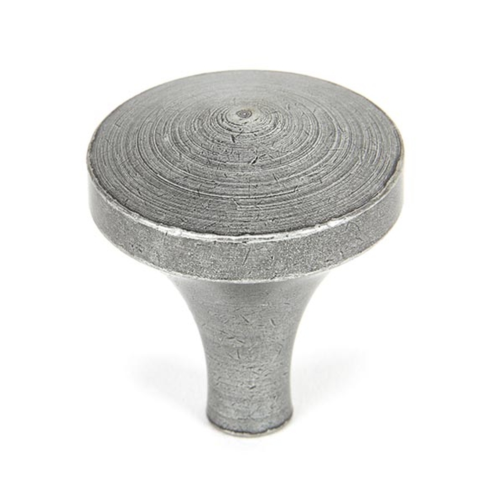 45212  35mm  Pewter Patina  From The Anvil Shropshire Cabinet Knob - Large