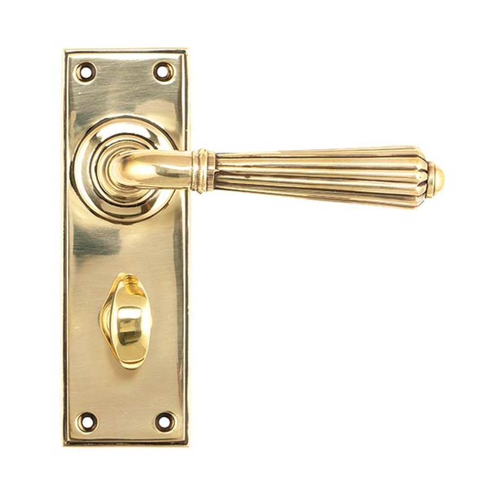 45312  152 x 50 x 8mm  Aged Brass  From The Anvil Hinton Lever Bathroom Set