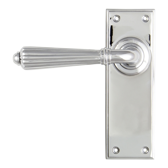 45317 • 152 x 50 x 8mm • Polished Chrome • From The Anvil Hinton Lever Latch Set