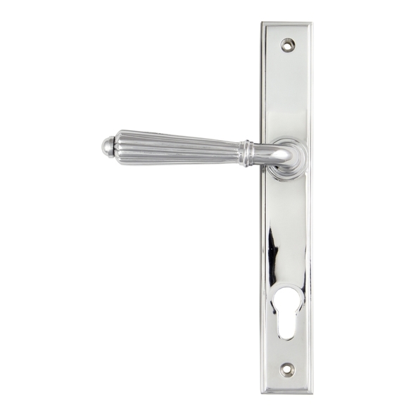 45320 • 244 x 36 x 13mm • Polished Chrome • From The Anvil Hinton Slimline Lever Espag. Lock Set