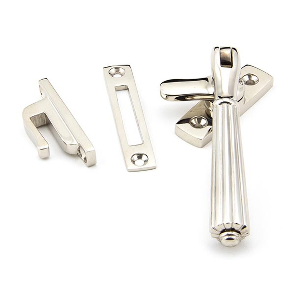 45341  128mm  Polished Nickel  From The Anvil Locking Hinton Fastener