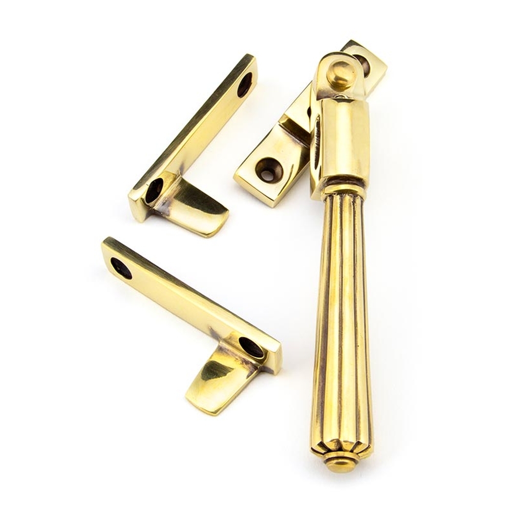 45344  148mm  Aged Brass  From The Anvil Night-Vent Locking Hinton Fastener