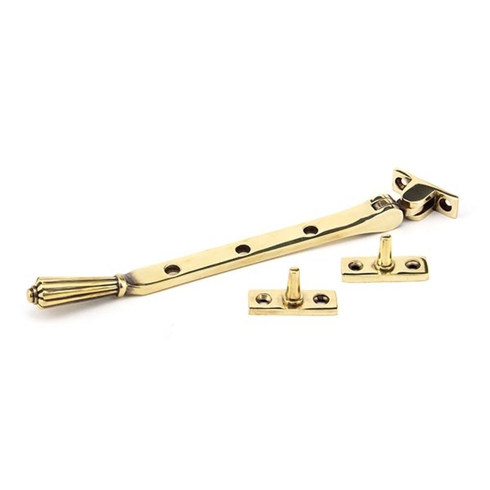 45359 • 244mm • Aged Brass • From The Anvil Hinton Casement Stay