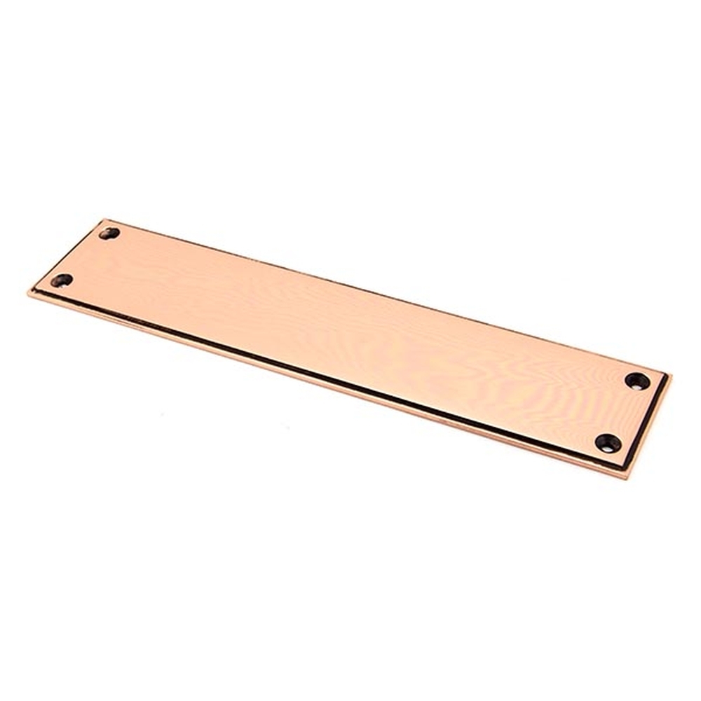 45393  300 x 65mm  Polished Bronze  From The Anvil Art Deco Finger Plate