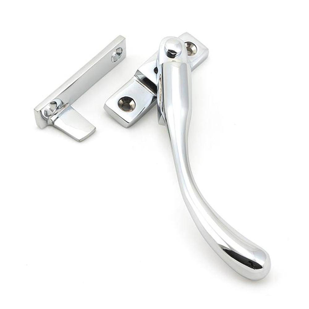 45395  149mm  Polished Chrome  From The Anvil Night-Vent Locking Peardrop Fastener - RH