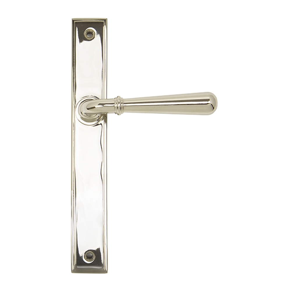 45430  244 x 36 x 13mm  Polished Nickel  From The Anvil Newbury Slimline Lever Latch Set