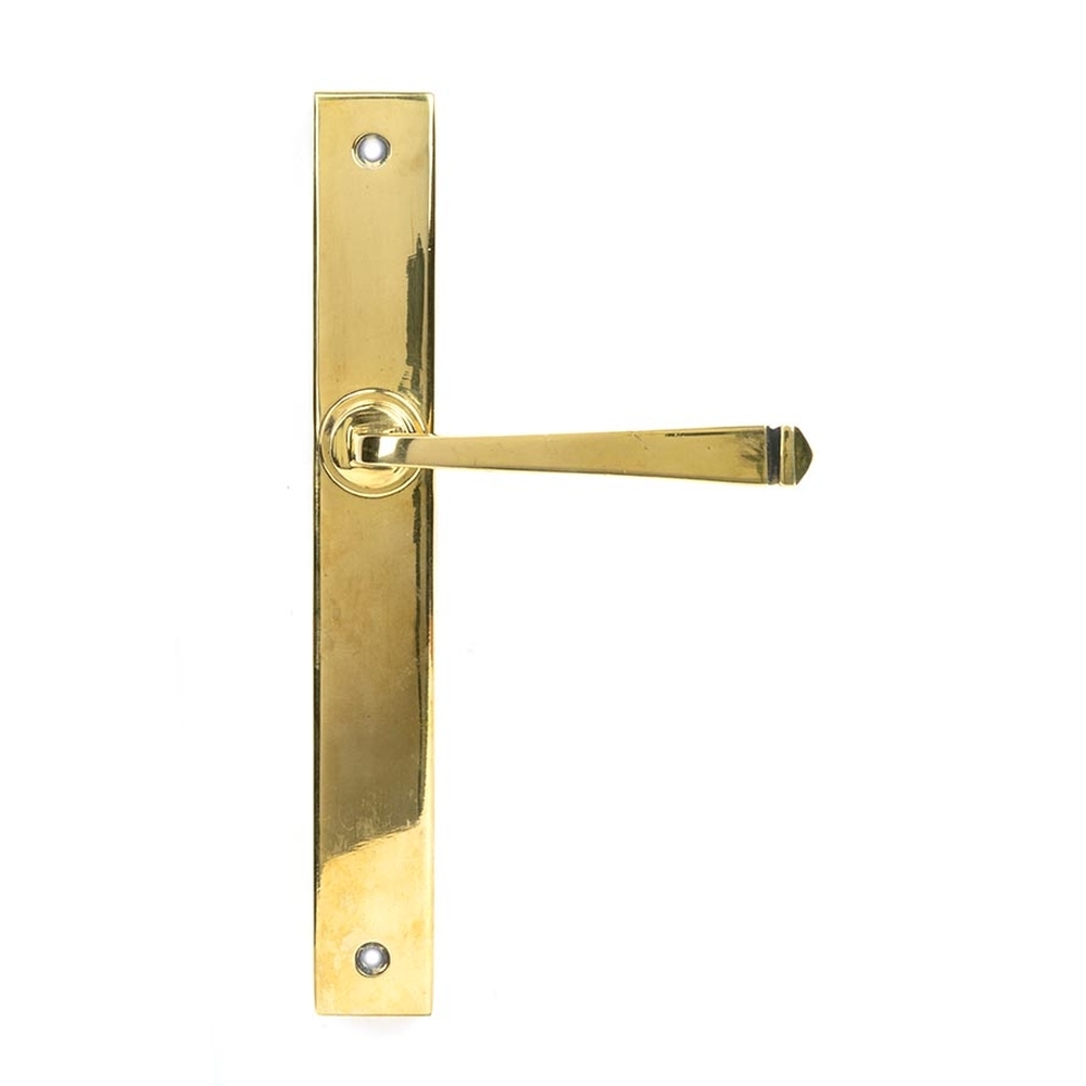 45448  242 x 32 x 13mm  Aged Brass  From The Anvil Avon Slimline Lever Latch Set