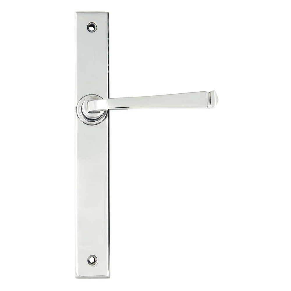 45450  242 x 32 x 13mm  Polished Chrome  From The Anvil Avon Slimline Lever Latch Set