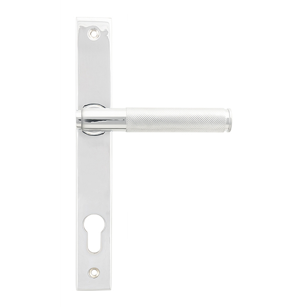 45525 • 242 x 32 x 13mm • Polished Chrome • From The Anvil Brompton Slimline Lever Espag. Lock Set