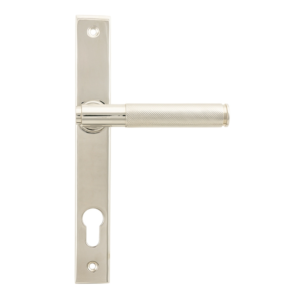 45526  242 x 32 x 13mm  Polished Nickel  From The Anvil Brompton Slimline Lever Espag. Lock Set