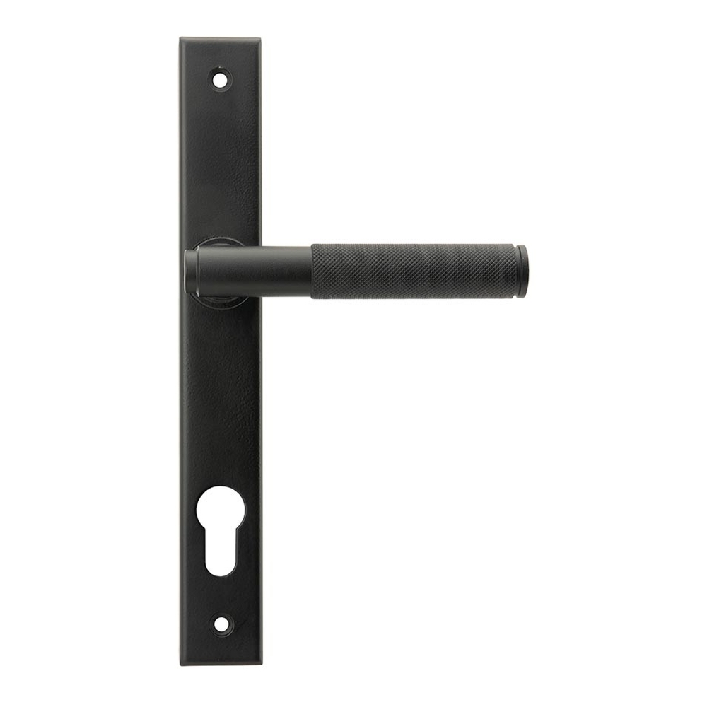 45528 • 242 x 32 x 13mm • Matt Black • From The Anvil Brompton Slimline Lever Espag. Lock Set