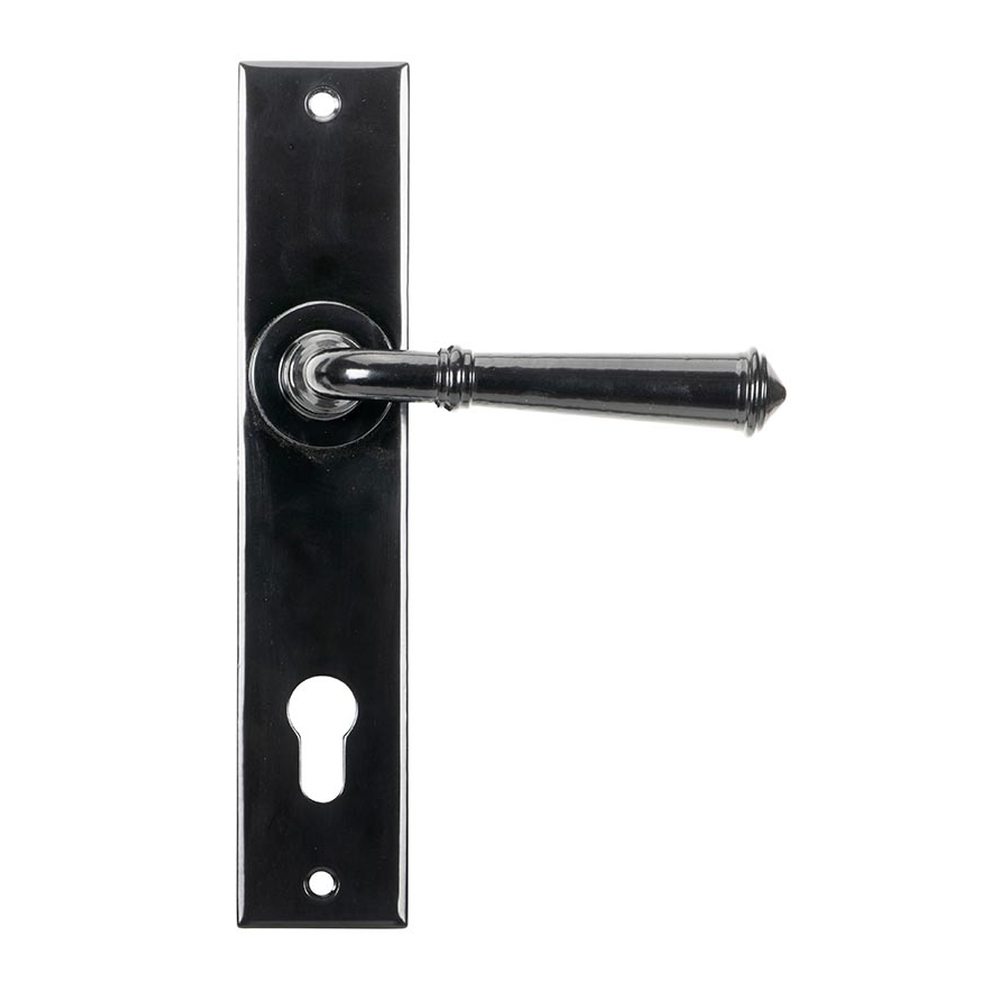 45589 • 241 x 48 x 5mm • Black • From The Anvil Regency Lever Espag. Lock Set