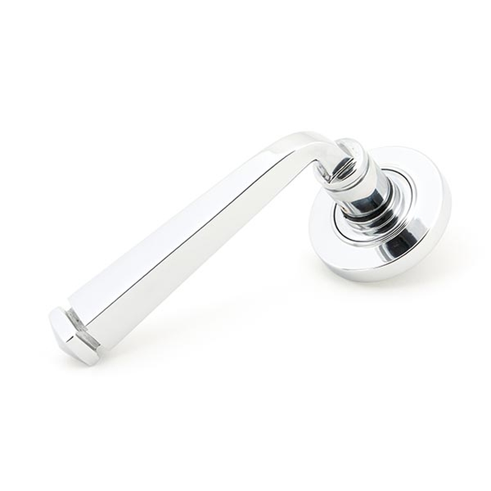 45615 • 53 x 8mm • Polished Chrome • From The Anvil Avon Round Lever on Rose Set [Plain]