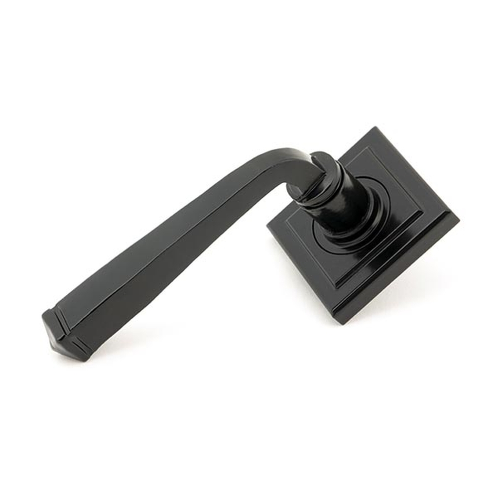 45626 • 53 x 53 x 8mm • Black • From The Anvil Avon Round Lever on Rose Set [Square]