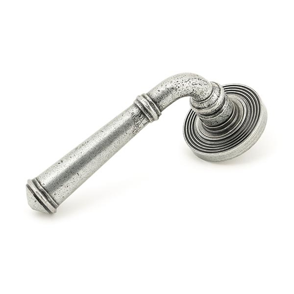 45645 • 53 x 8mm • Pewter Patina • From The Anvil Regency Lever on Rose Set [Beehive]