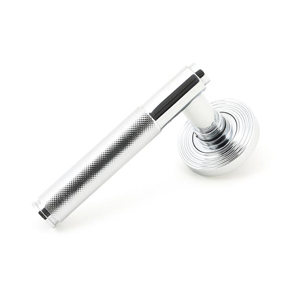 45665 • 53 x 8mm • Polished Chrome • From The Anvil Brompton Lever on Rose Set [Beehive]