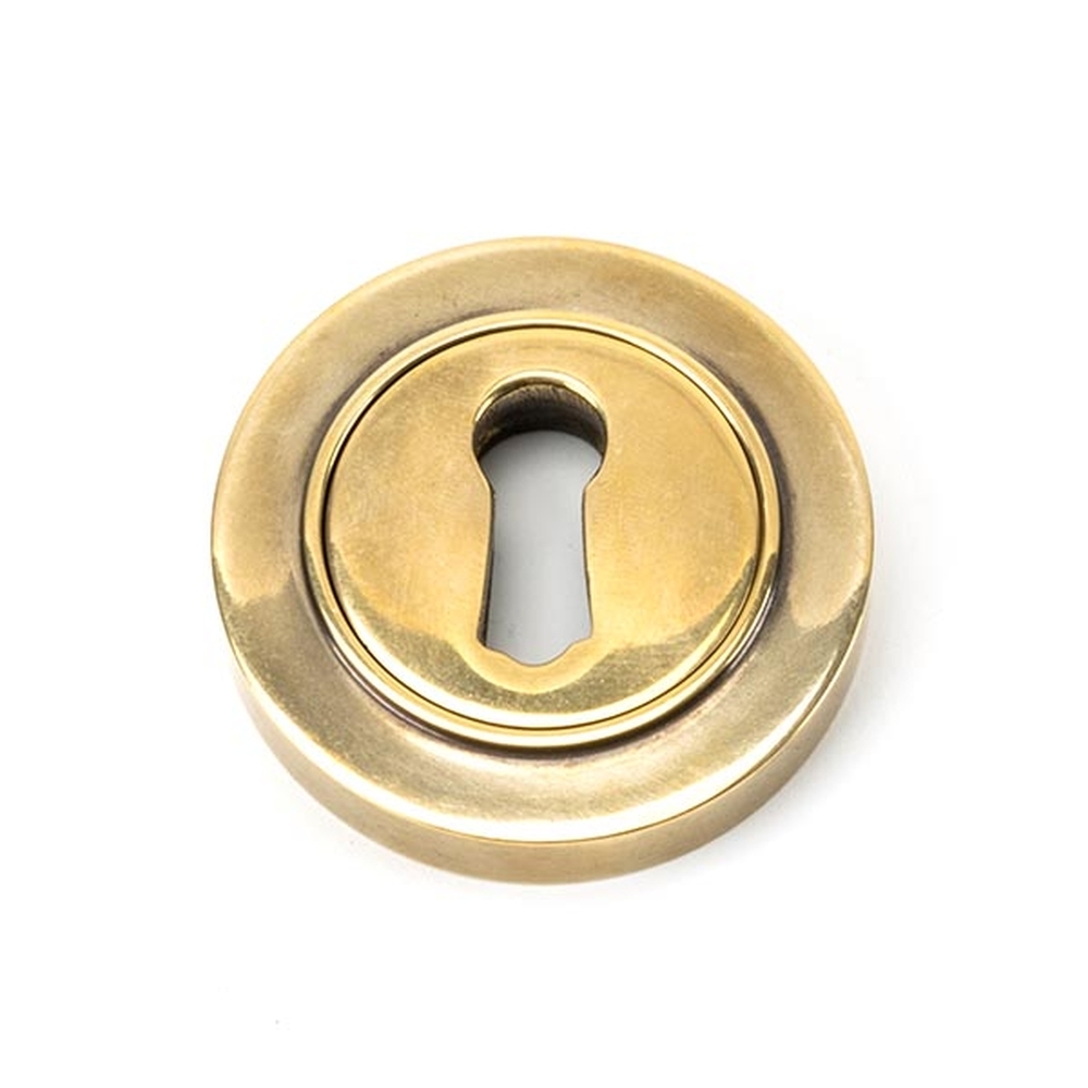 45683 • 53mm • Aged Brass • From The Anvil Round Escutcheon [Plain]