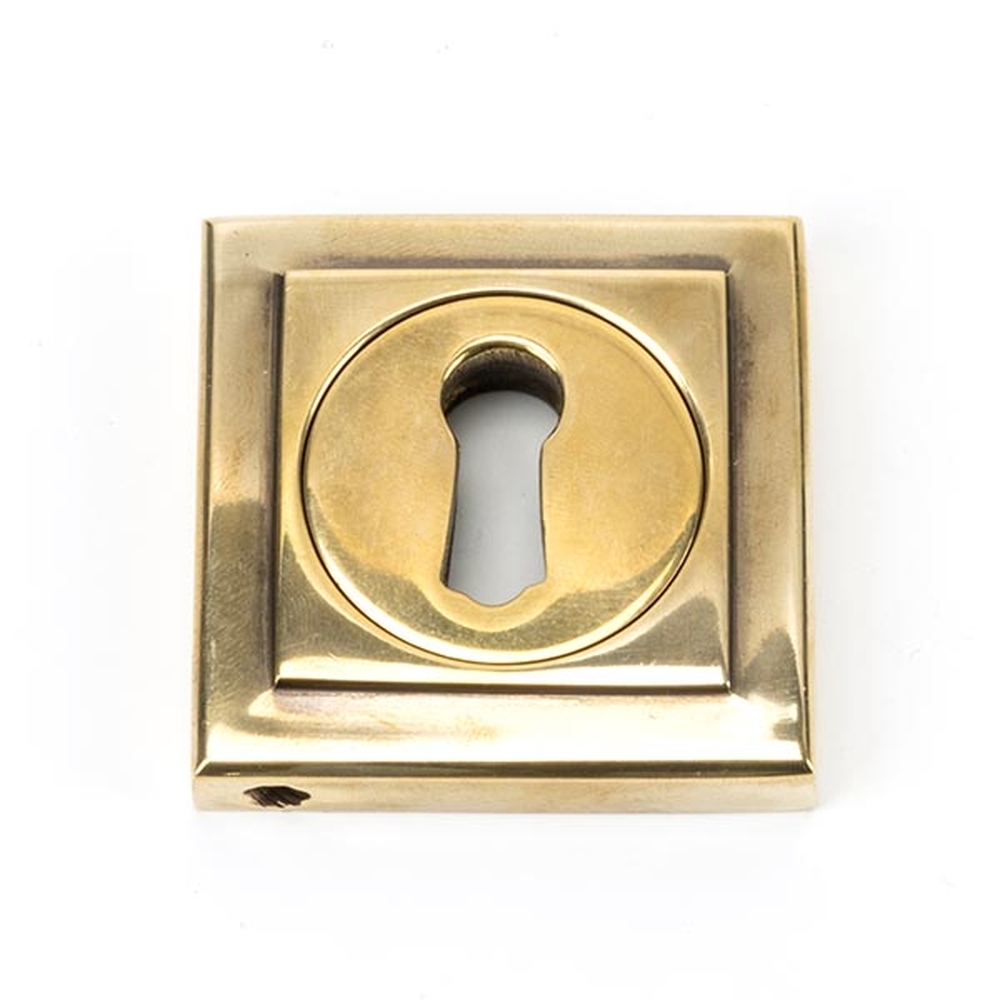 45686 • 53 x 53mm • Aged Brass • From The Anvil Round Escutcheon [Square]