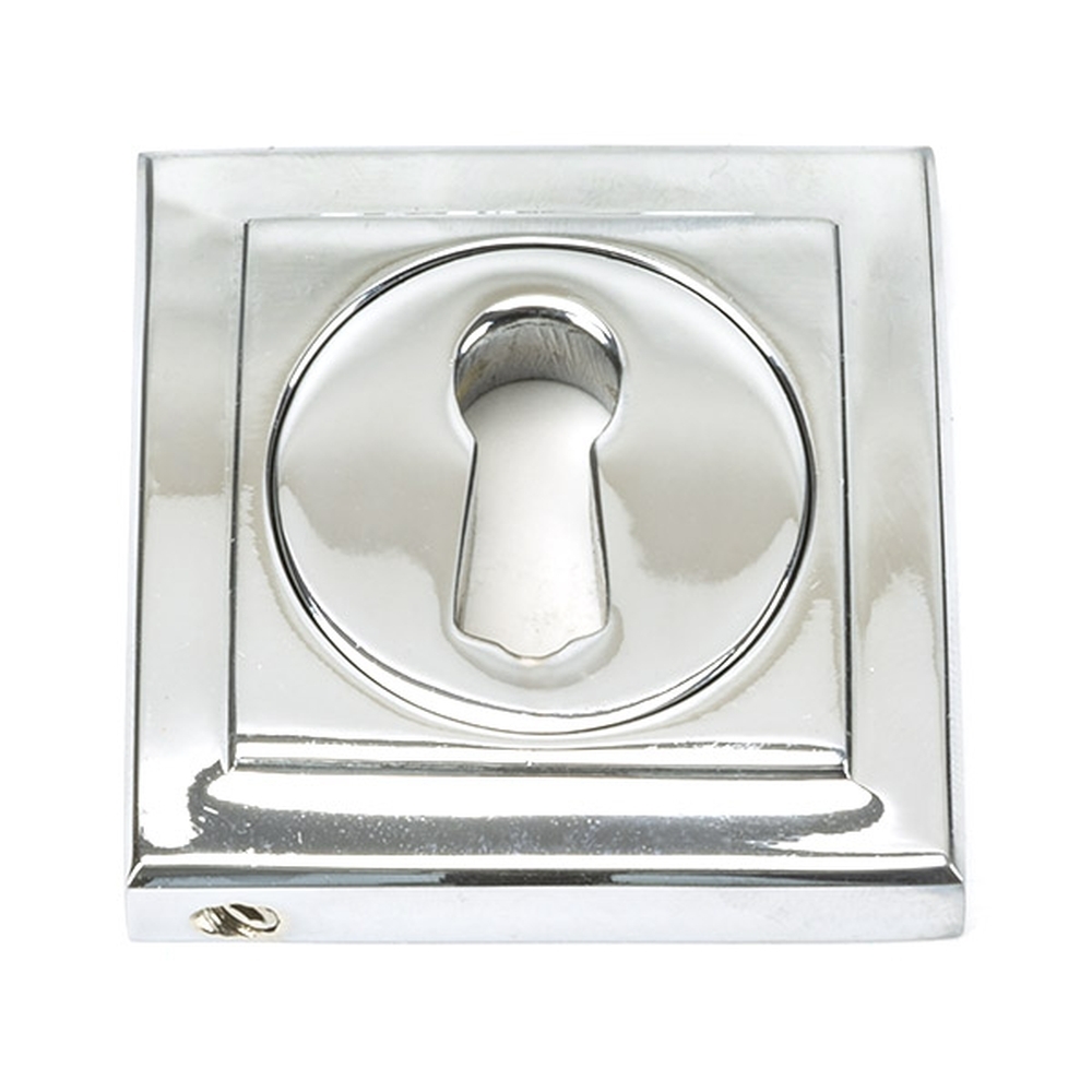 45690 • 53 x 53mm • Polished Chrome • From The Anvil Round Escutcheon [Square]