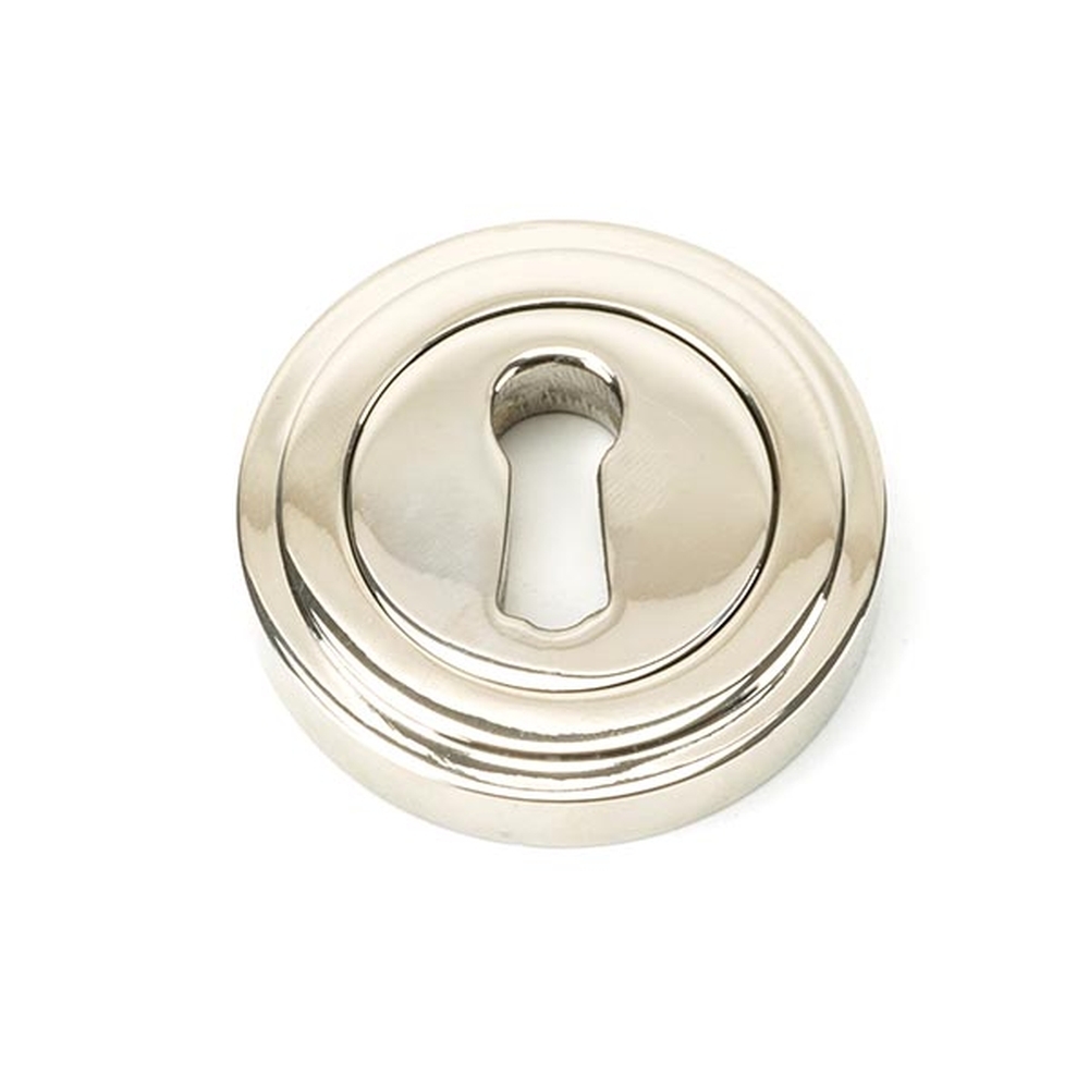 45692 • 53mm • Polished Nickel • From The Anvil Round Escutcheon [Art Deco]