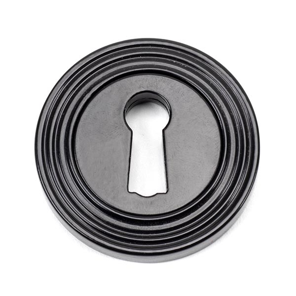 45697 • 53mm • Black • From The Anvil Round Escutcheon [Beehive]