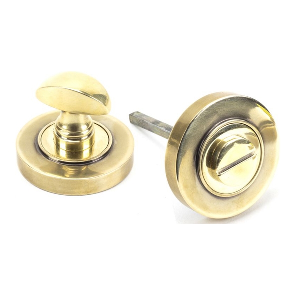 45731 • 53 x 8mm • Aged Brass • From The Anvil Round Thumbturn [Plain]