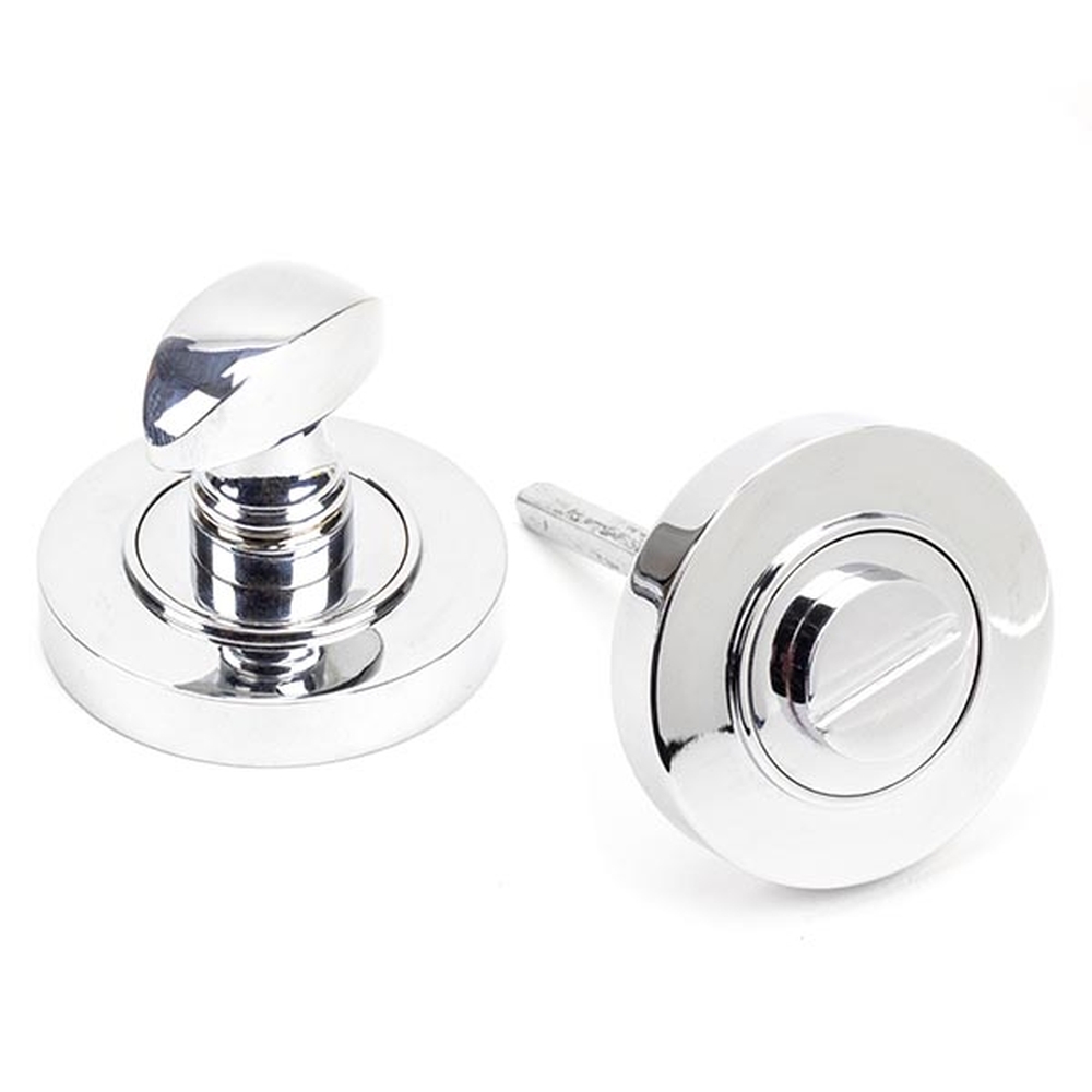 45735  53 x 8mm  Polished Chrome  From The Anvil Round Thumbturn [Plain]