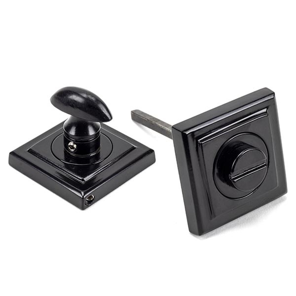 45746  53 x 53 x 8mm  Black  From The Anvil Round Thumbturn Set [Square]