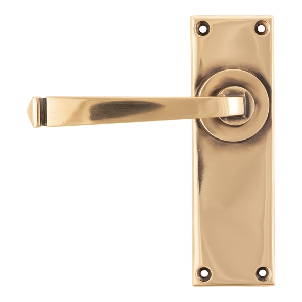45788 • 152 x 48 x 5mm • Polished Bronze • From The Anvil Avon Lever Latch Set