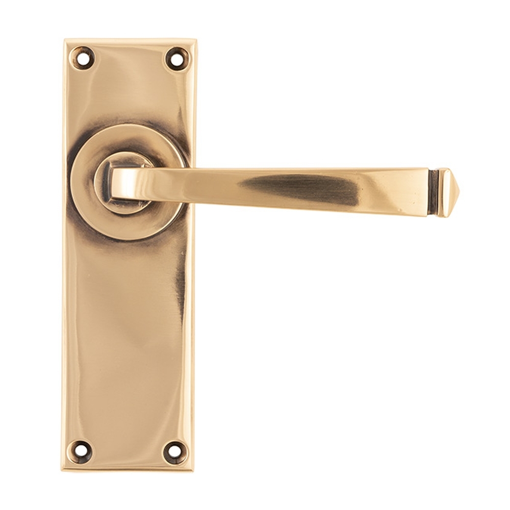 45788  152 x 48 x 5mm  Polished Bronze  From The Anvil Avon Lever Latch Set