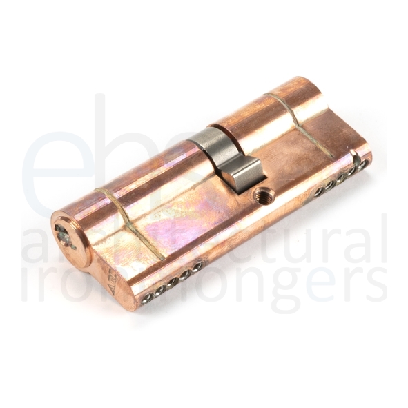 45813  35 x 45mm  Polished Bronze  From The Anvil 5pin Euro Cylinder