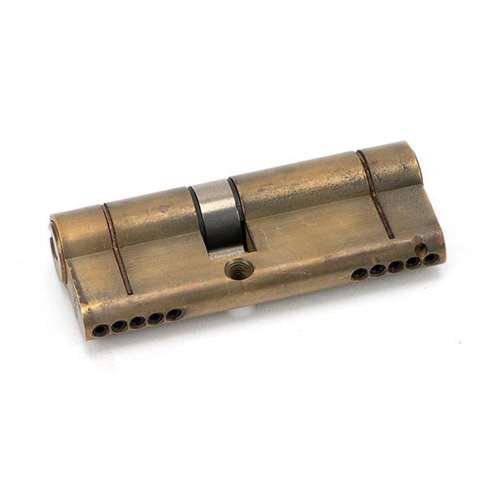 45815 • 35 x 45mm • Aged Brass • From The Anvil 5 Pin Euro Double Cylinder