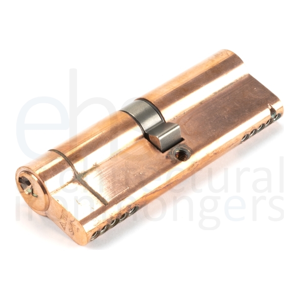 45817  45 x 45mm  Polished Bronze  From The Anvil 5pin Euro Cylinder