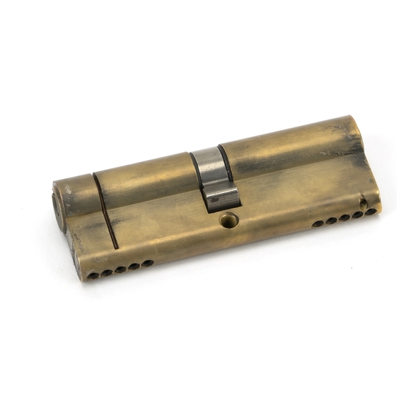 45819 • 45 x 45mm • Aged Brass • From The Anvil 5 Pin Euro Double Cylinder