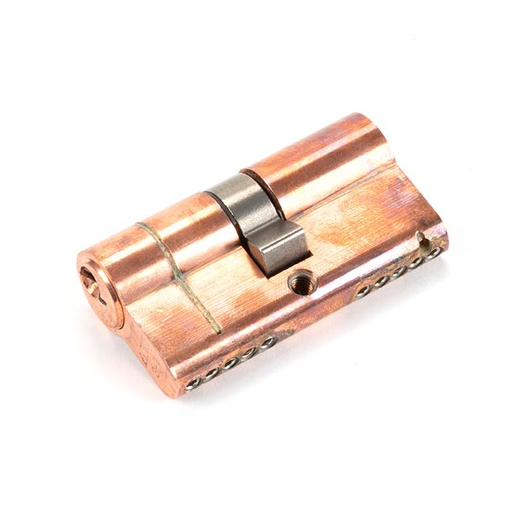 45821 • 30 x 30mm • Polished Bronze • From The Anvil 5 Pin Euro Cylinder KA