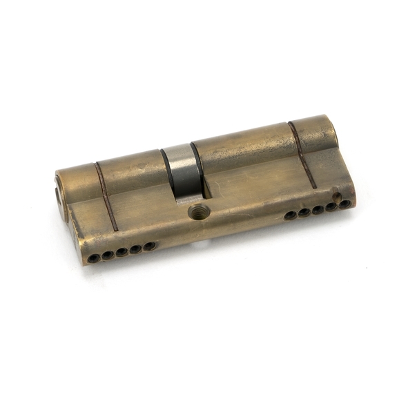 45835 • 35 x 45mm • Aged Brass • From The Anvil 5 Pin Euro Double Cylinder Keyed Alike