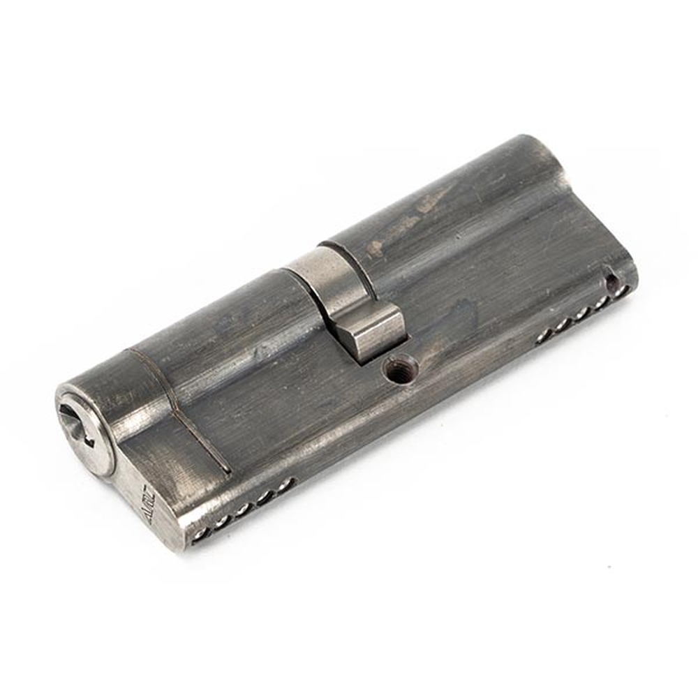 45838 • 45 x 45mm • Pewter Patina • From The Anvil 5 Pin Euro Double Cylinder Keyed Alike