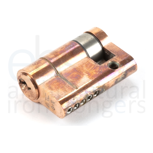 45881  35 x 10mm  Polished Bronze  From The Anvil 5pin Single Cylinder