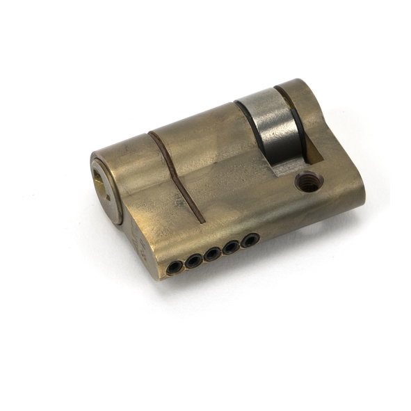 45883 • 35 x 10mm • Aged Brass • From The Anvil 5 Pin Euro Single Cylinder