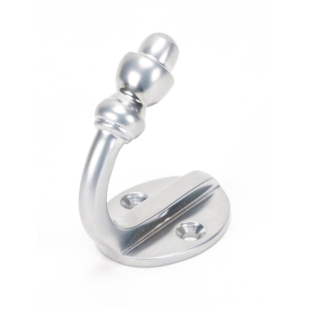 45910  48 x 38mm  Satin Chrome  From The Anvil Coat Hook