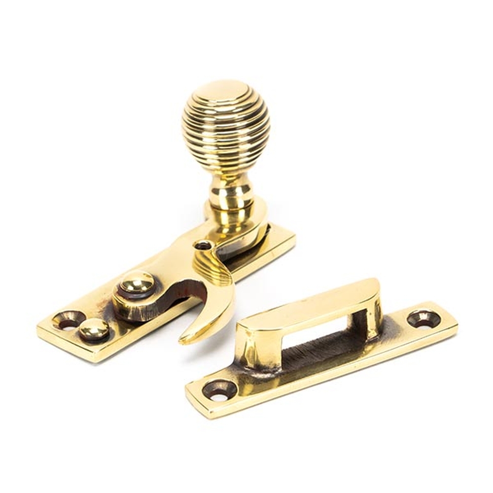 45936 • 64 x 19mm • Aged Brass • From The Anvil Beehive Sash Hook Fastener