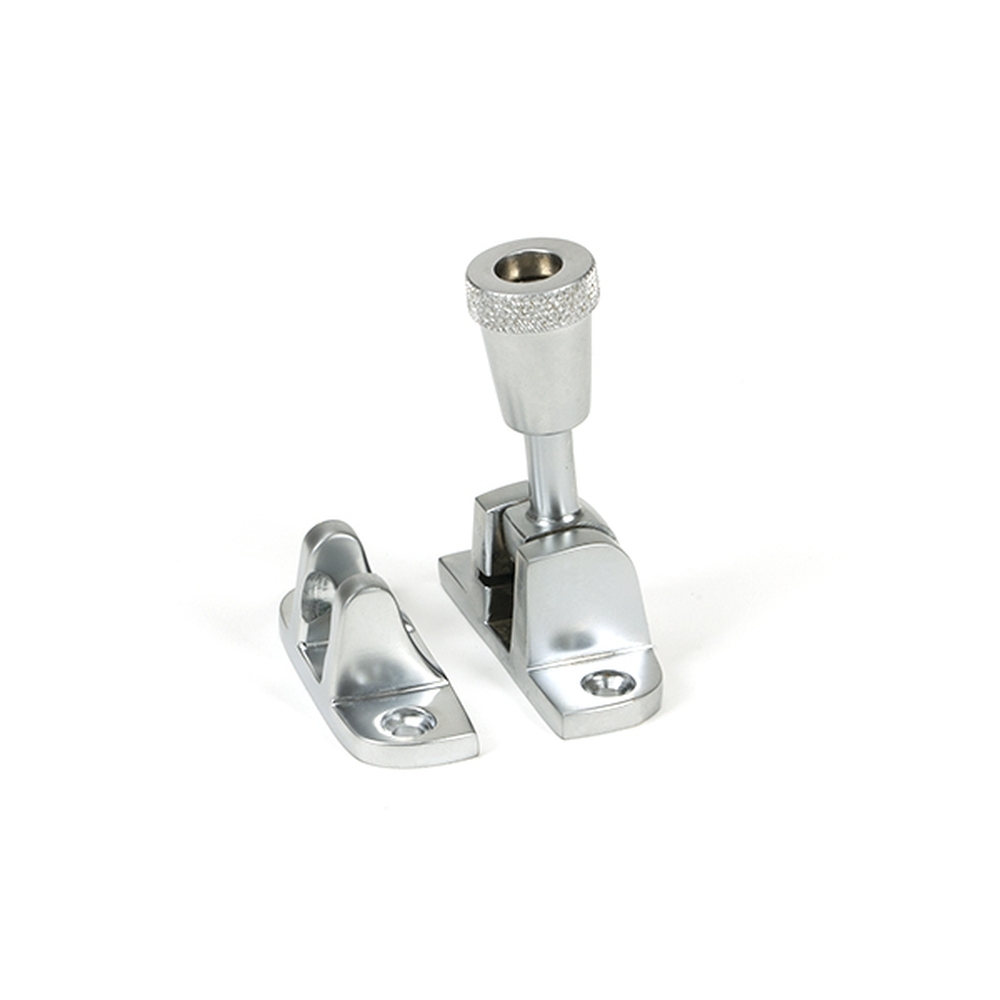 45946 • 55mm • Satin Chrome • From The Anvil Brompton Brighton Fastener [Radiused]