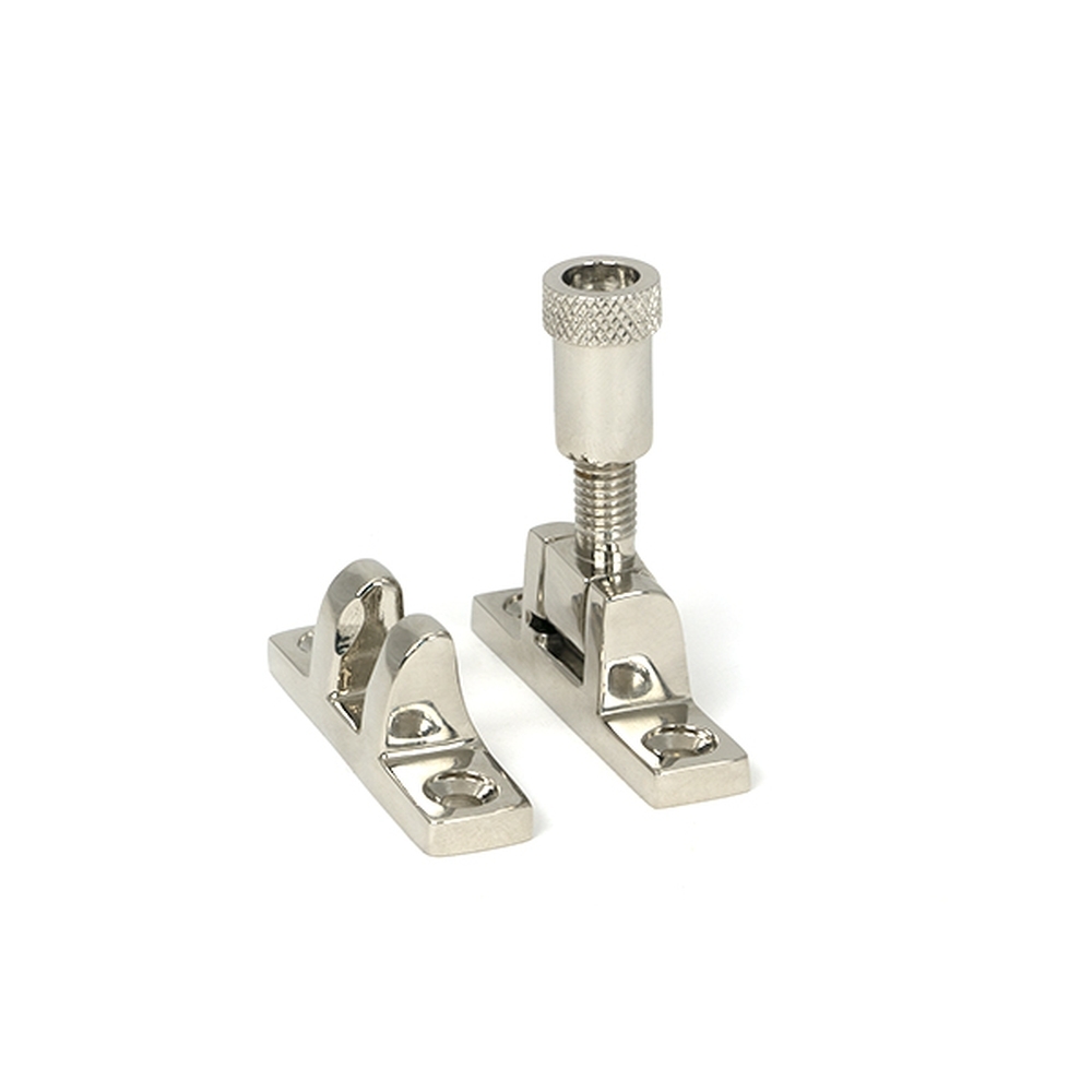 45963  55 x 14mm  Polished Nickel  From The Anvil Brompton Brighton Fastener - Narrow [Square]