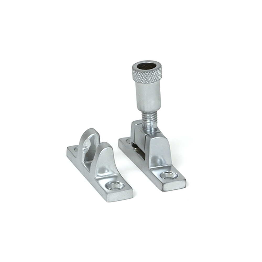 45966  55 x 14mm  Satin Chrome  From The Anvil Brompton Brighton Fastener - Narrow [Square]