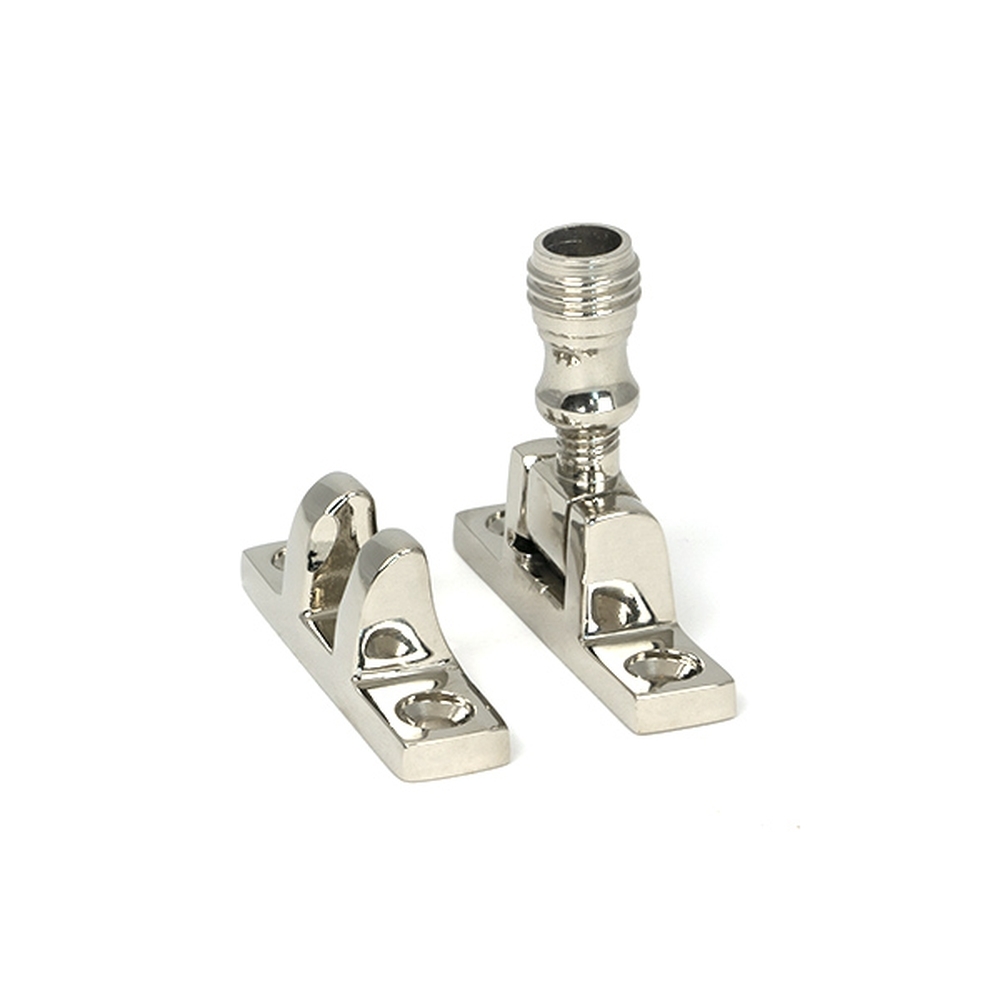 45968 • 55 x 14mm • Polished Nickel • From The Anvil Prestbury Brighton Fastener - Narrow [Square]