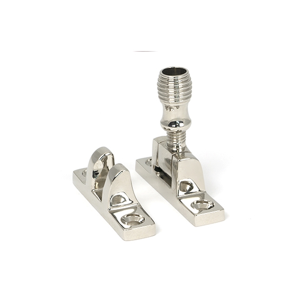 45973  55 x 14mm  Polished Nickel  From The Anvil Beehive Brighton Fastener - Narrow [Square]