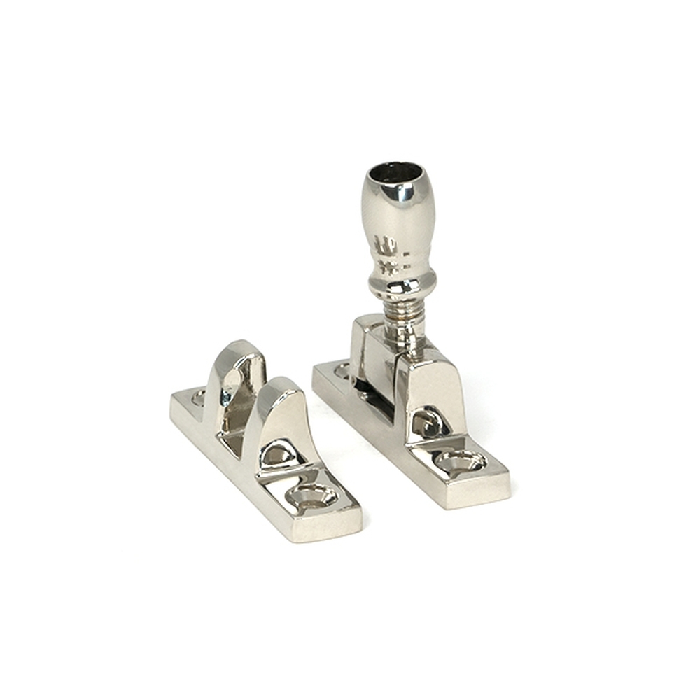 45978 • 55 x 14mm • Polished Nickel • From The Anvil Mushroom Brighton Fastener - Narrow [Square]