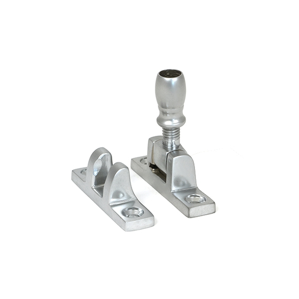 45981 • 55 x 14mm • Satin Chrome • From The Anvil Mushroom Brighton Fastener - Narrow [Square]