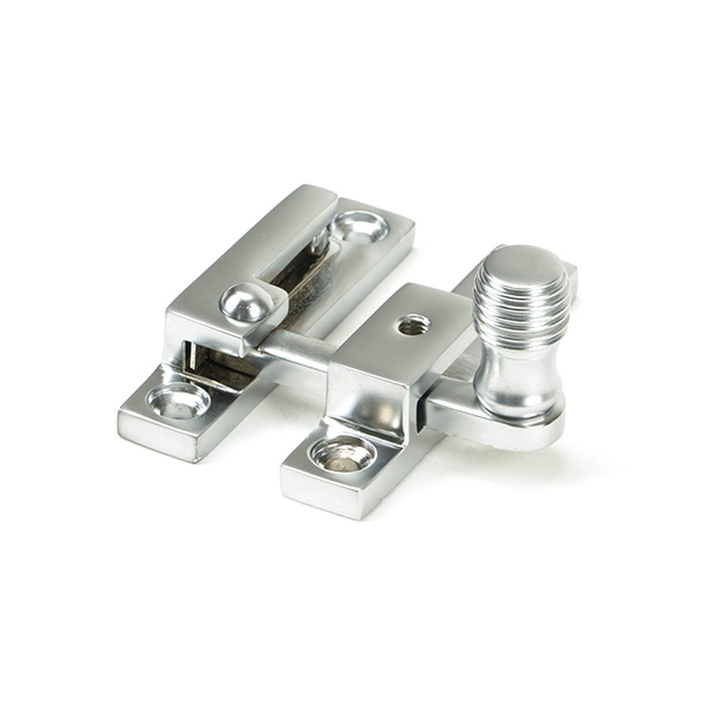 45996 • 64mm • Satin Chrome • From The Anvil Beehive Quadrant Fastener - Narrow